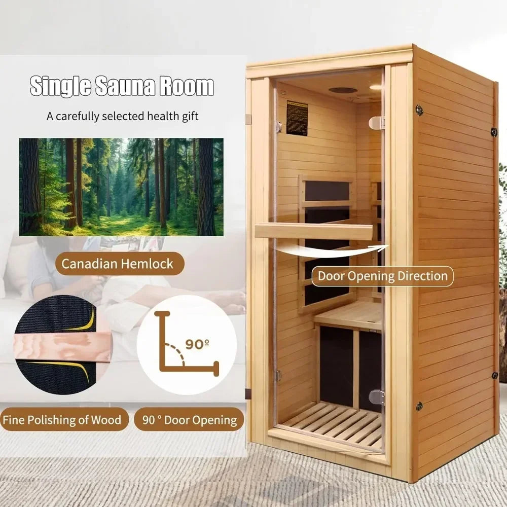 1 Person Infrared Sauna Room