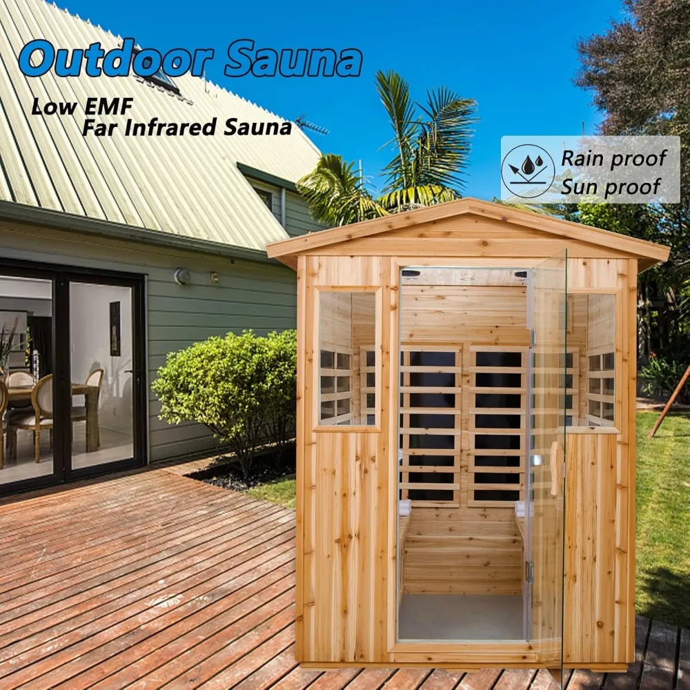 Sauna Outdoor 4 Person Infrared Sauna