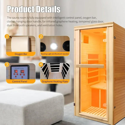 1 Person Infrared Sauna Room
