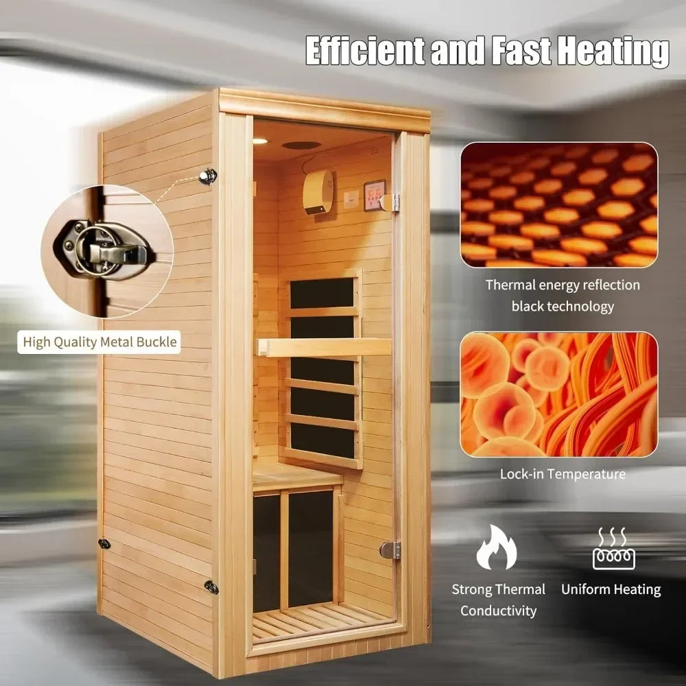 1 Person Infrared Sauna Room