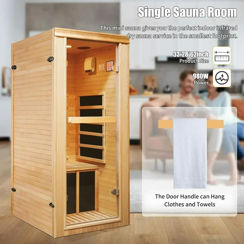 1 Person Infrared Sauna Room
