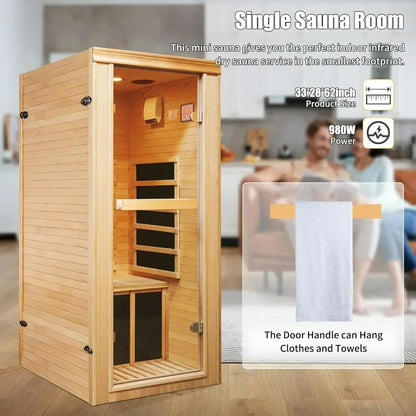 1 Person Infrared Sauna Room
